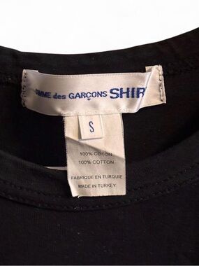 Comme des Garçons SHIRT Men's T-Shirt in Black